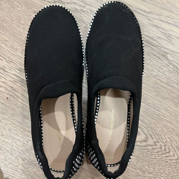 Stuart Weitzman neoprene color block loafer size 7.5 - Picture 2 of 3